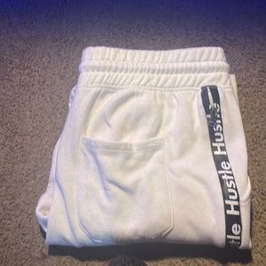 White sweatpants from rue 21